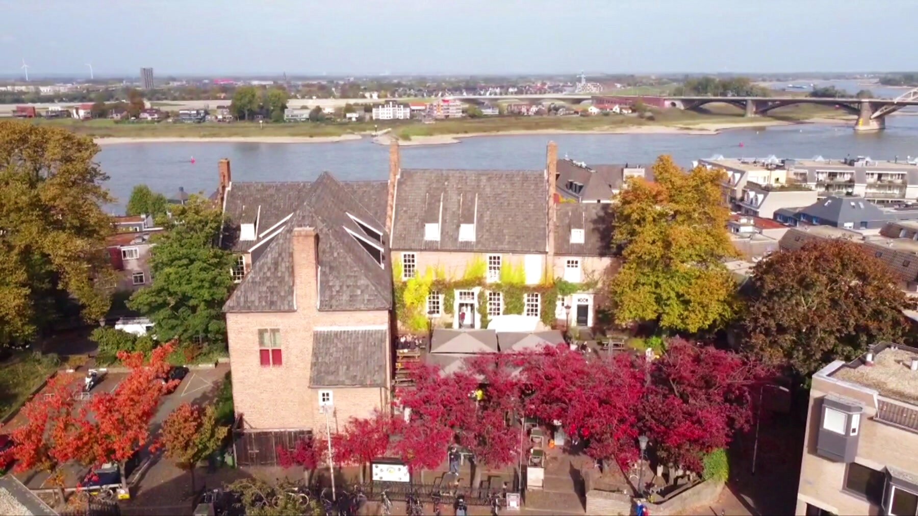 De Commanderie van Sint Jan in Nijmegen van boven